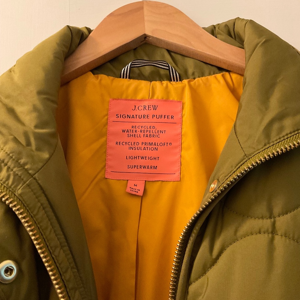 JCrew Signature Puffer Coat Size Medium